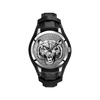 Rebel Tiger 3D férfi óra fekete-ezüst