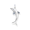 Kék köves delfin medál
