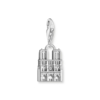 Silver blackened charm pendant in Notre-Dame design